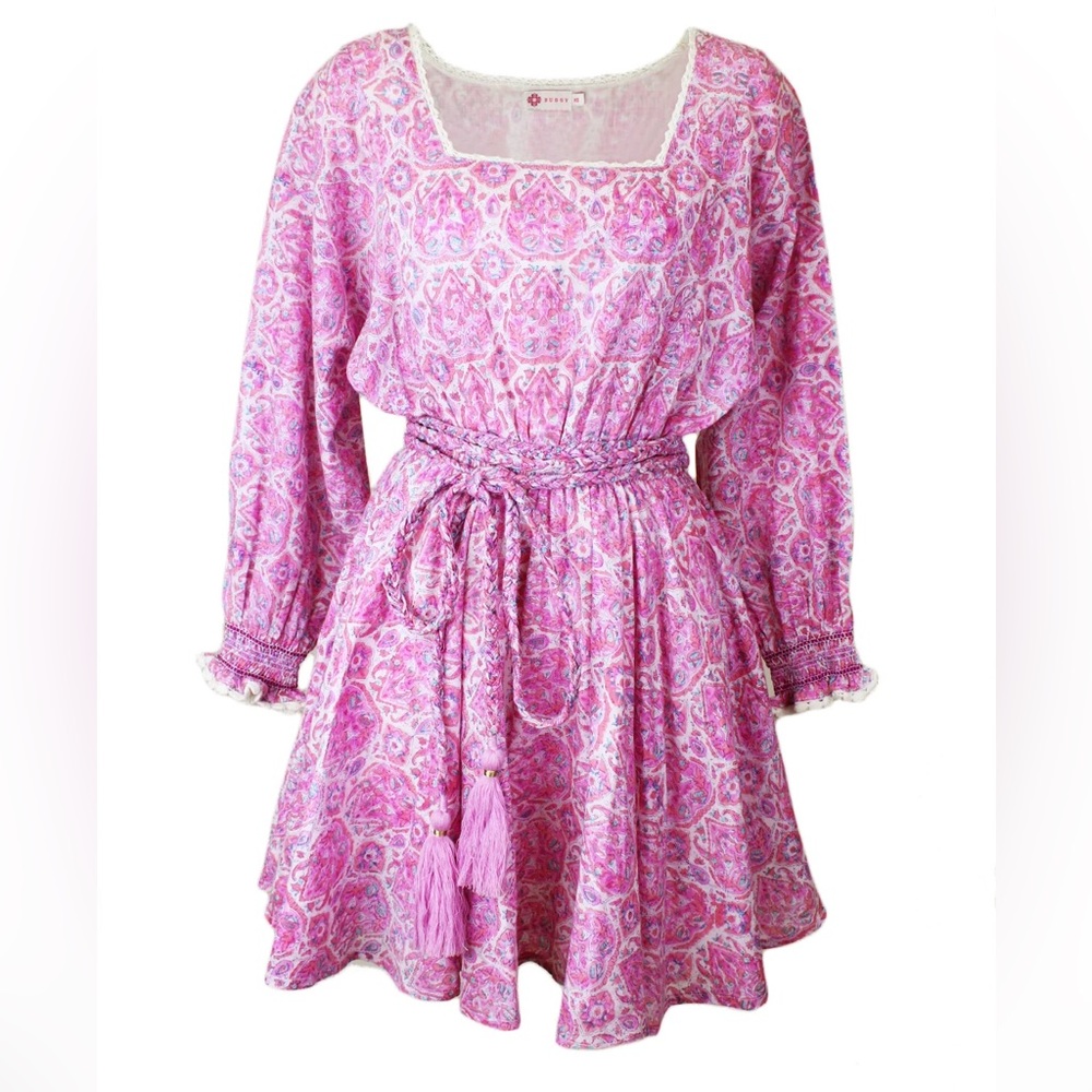 BUGGY NYC Sisi Dress in Nettie Lavender Pinks‎ Size XS